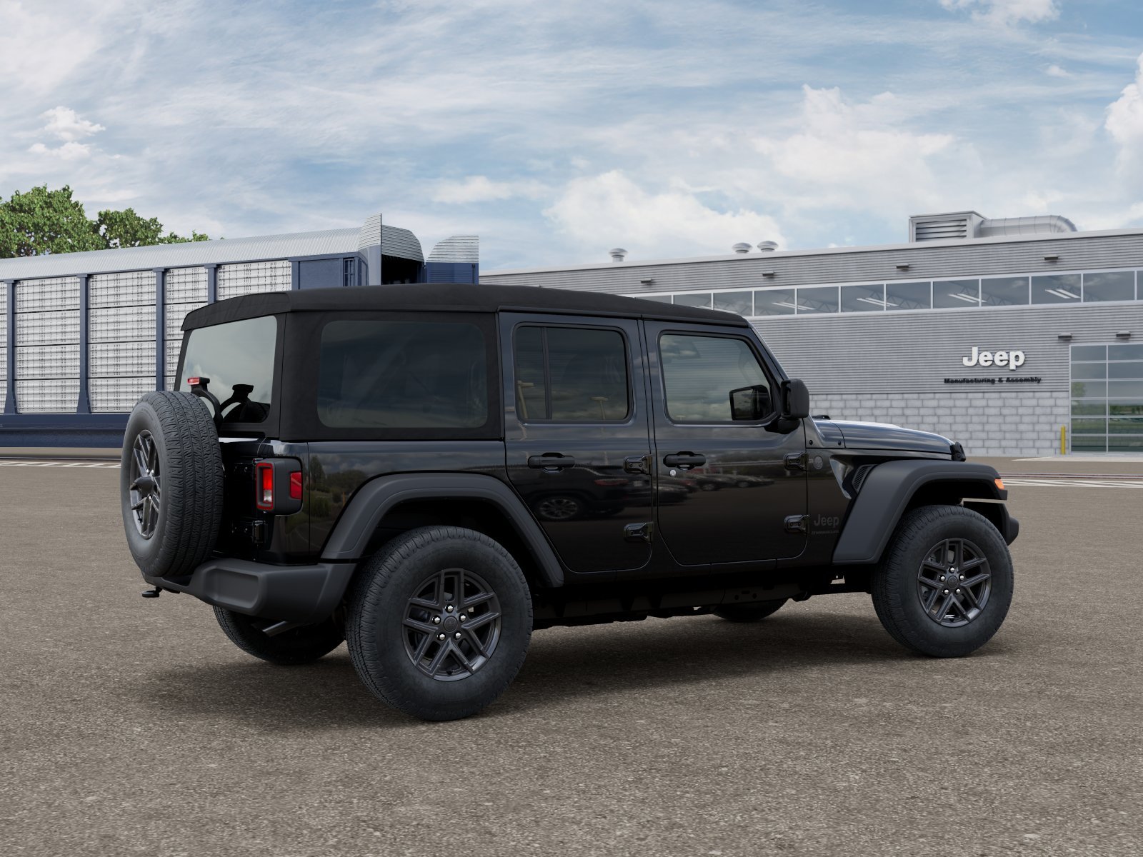 New 2026 Black Clear-Coat Exterior Paint Jeep Sport image 4