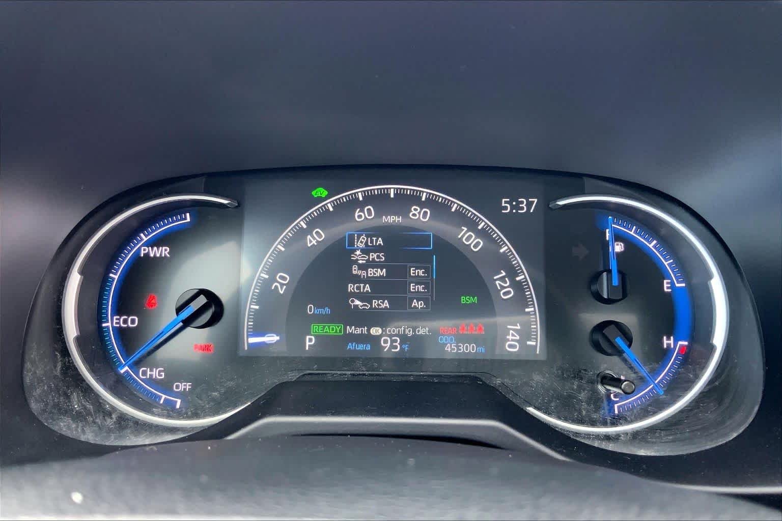 Used 2025 Magnetic Gray Metallic Toyota Hybrid XLE image 48