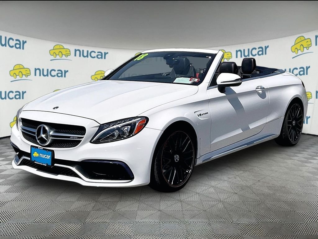 Used 2018 Polar White Mercedes-Benz C 63 S AMG® image 3