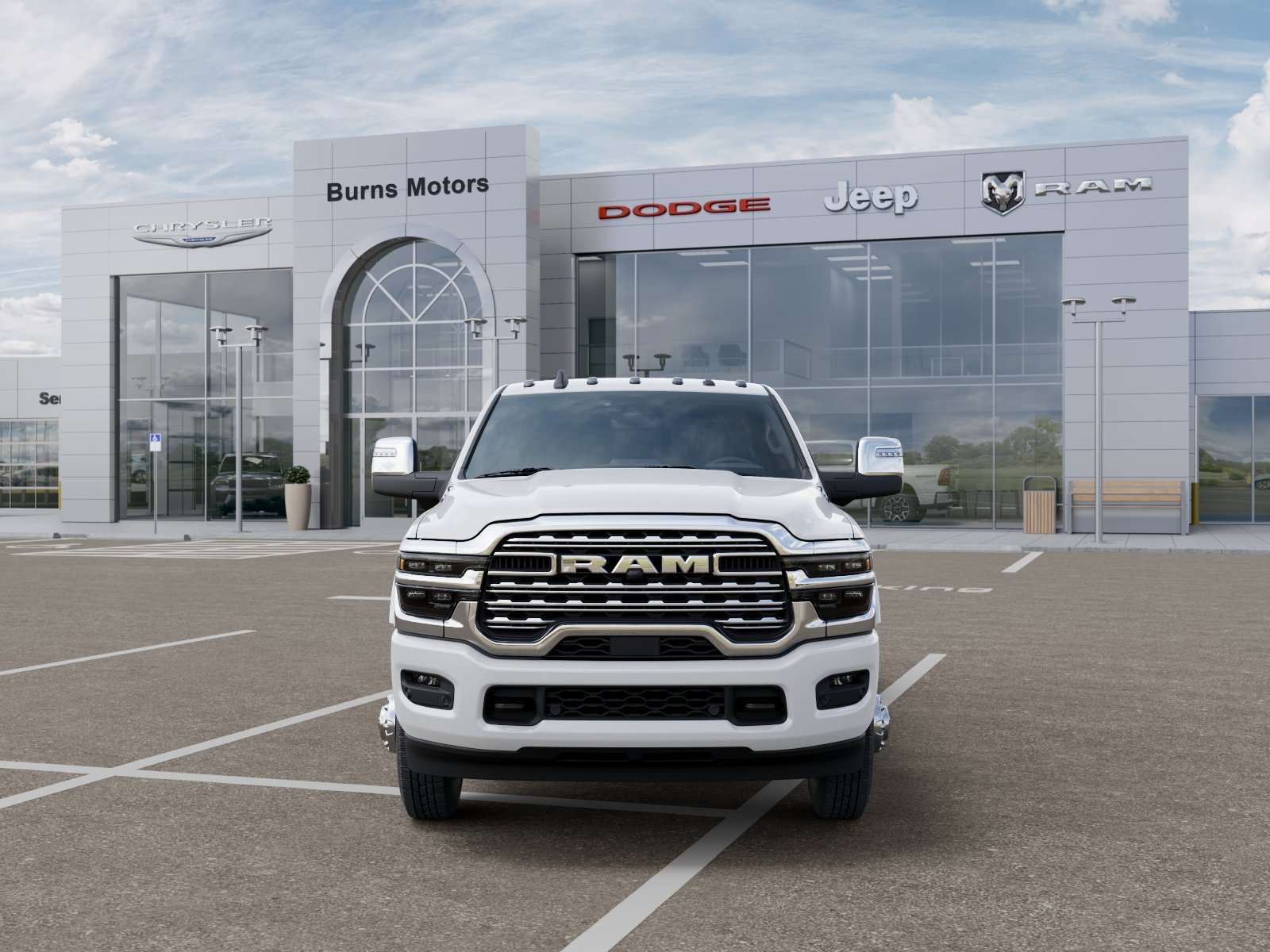 New 2026 Bright White Clear-Coat Exterior Paint RAM Longhorn Dually image 6