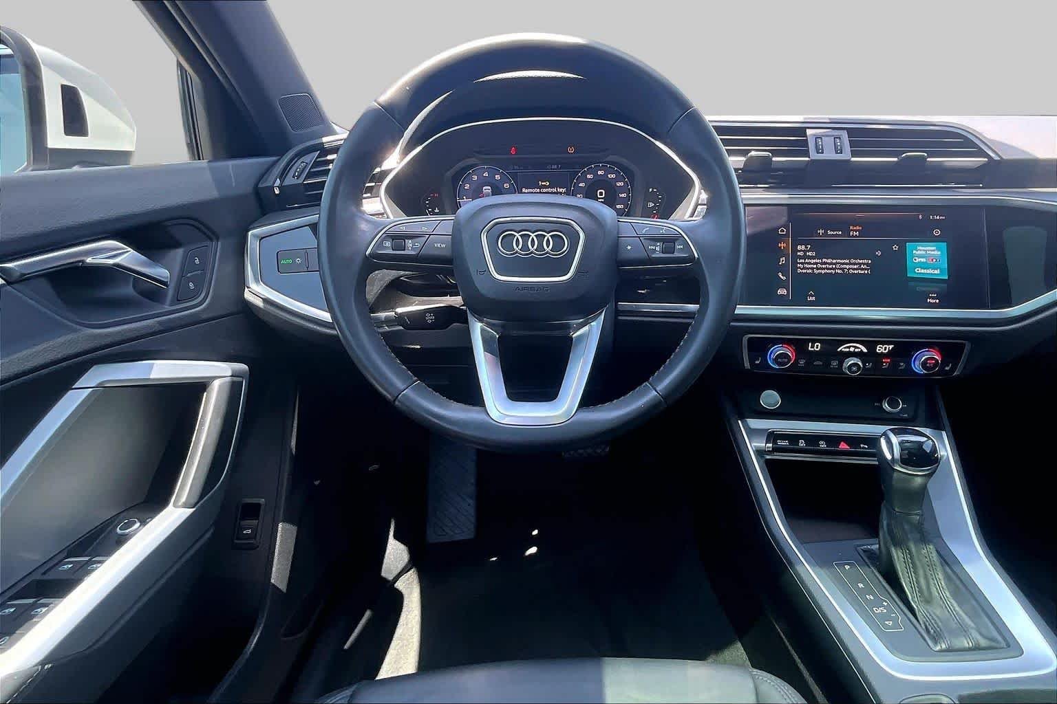 Used 2020 Glacier White Metallic Audi Premium image 6