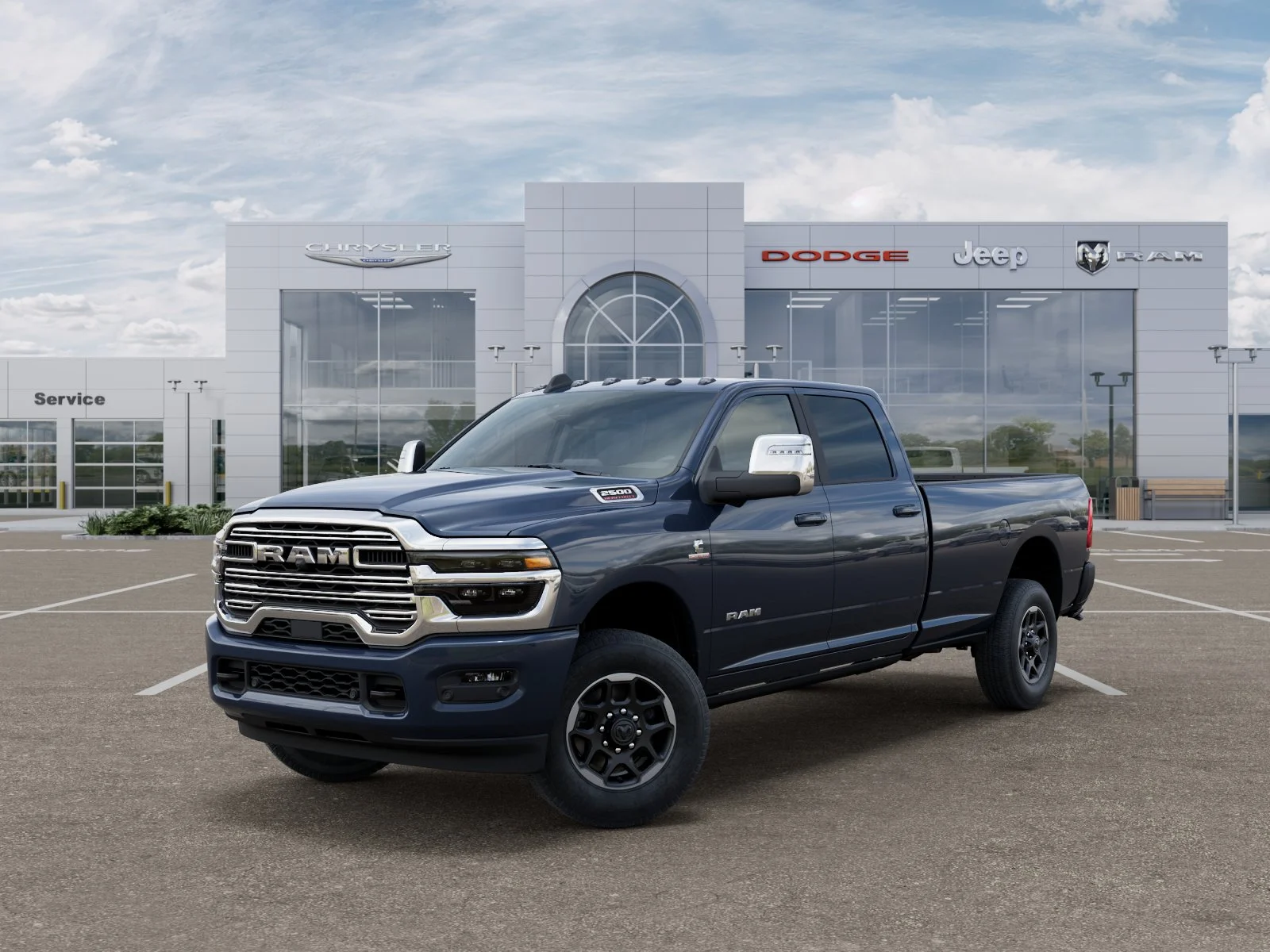 New 2026 Forged Blue Metallic Exterior Paint RAM Laramie image 28
