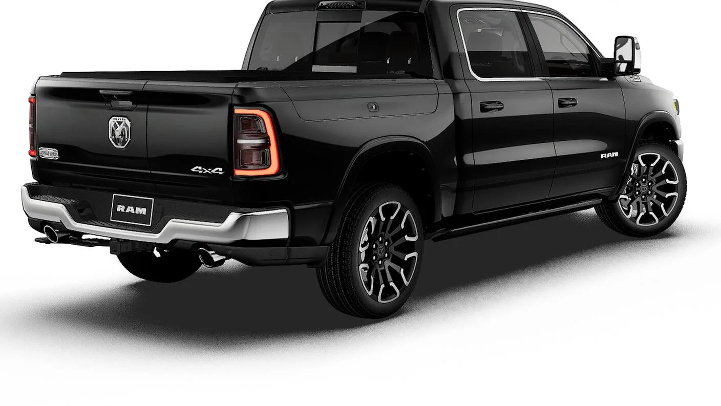 New 2027 Diamond Black Crystal Pearl-Coat Exterior Paint RAM Limited image 14