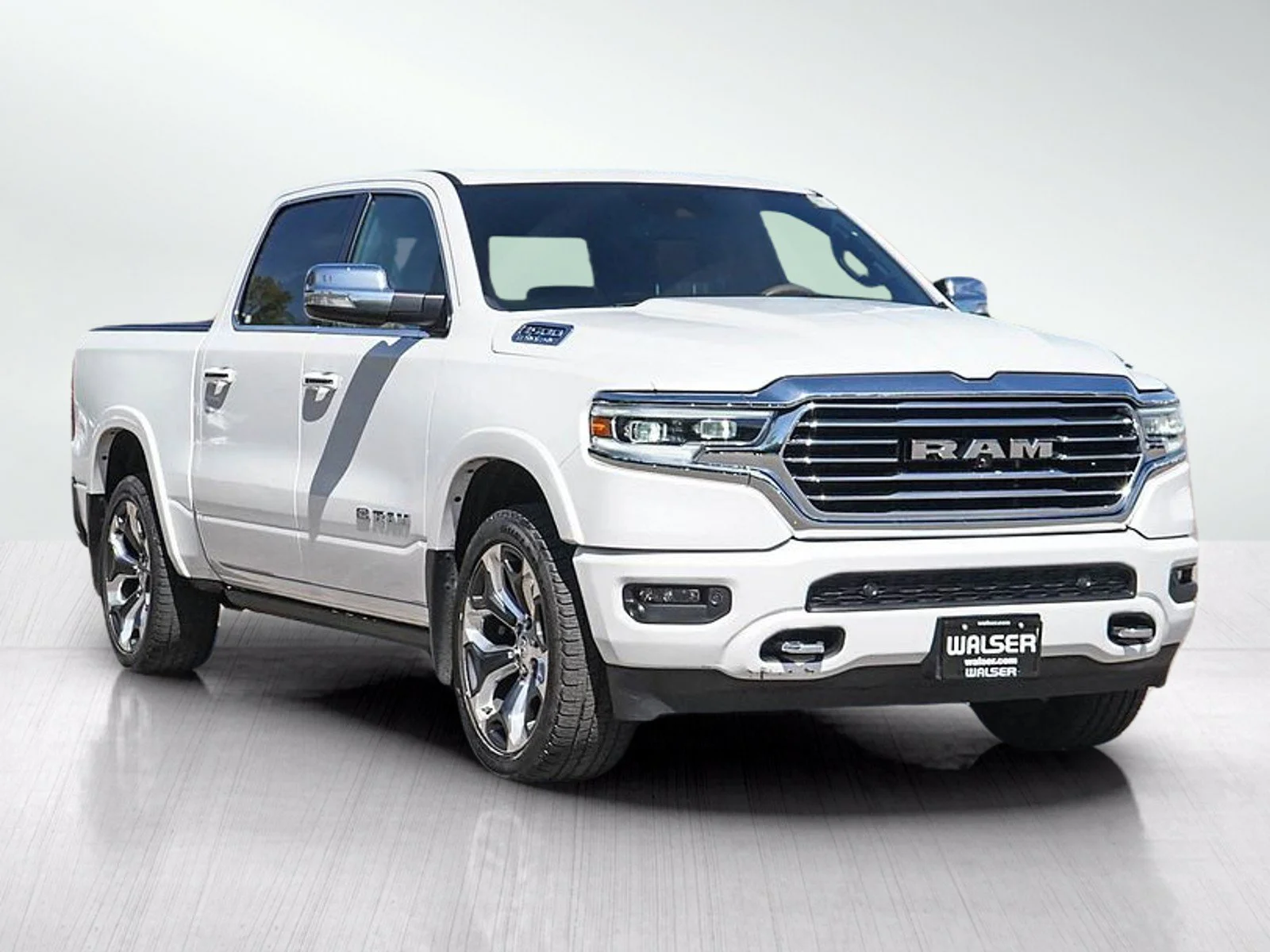 Used 2021 Ivory White Tri-Coat Pearlcoat Ram Limited image 7