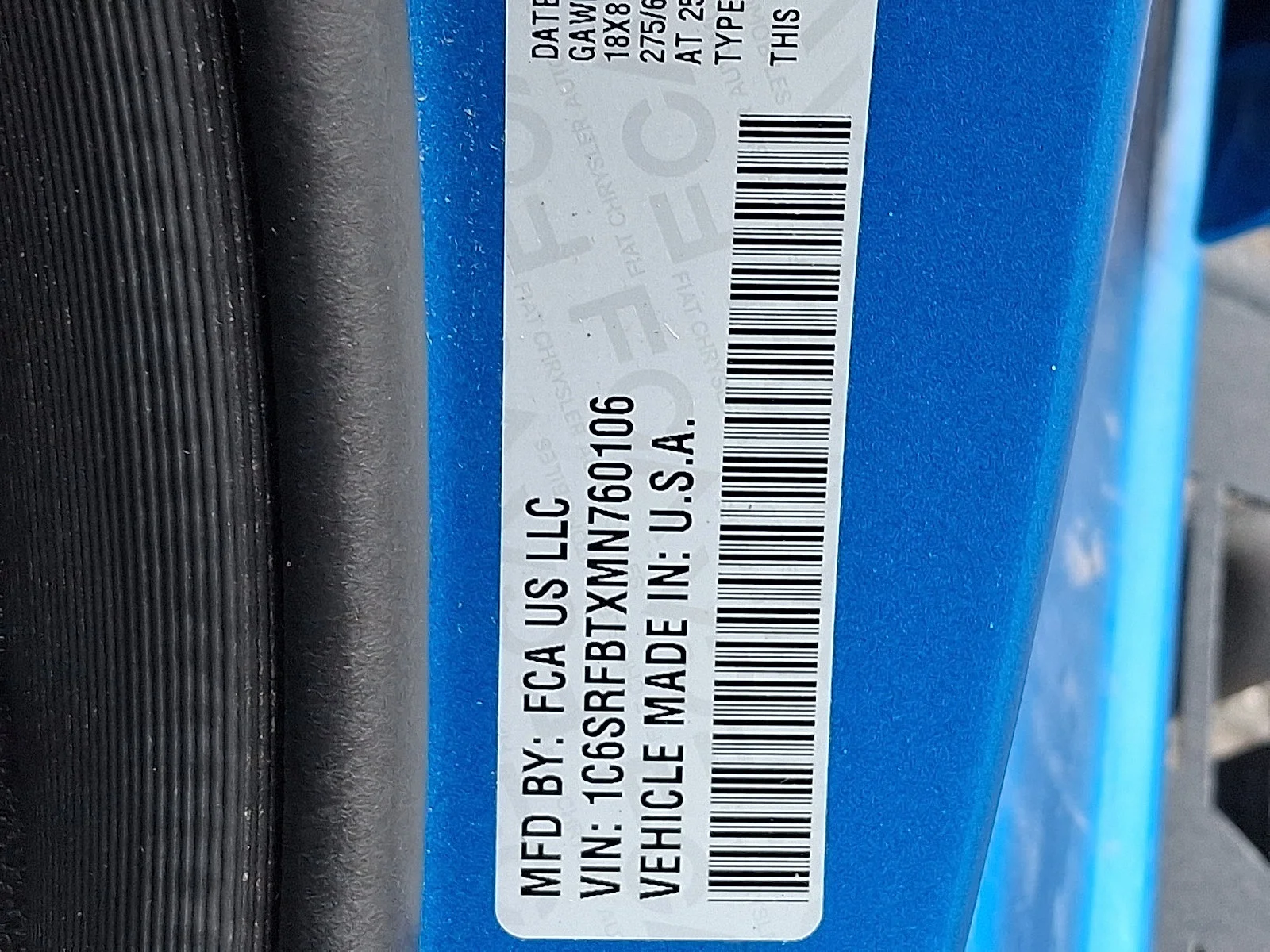 Certified Used 2021 Hydro Blue Pearlcoat Ram Big Horn image 28