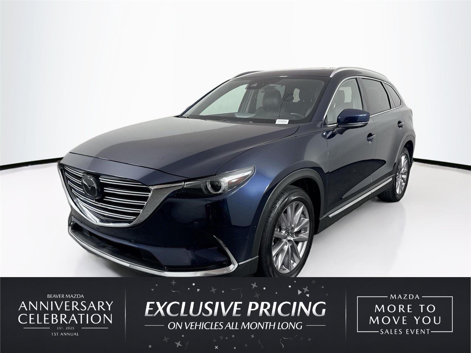 Used 2023 Deep Crystal Blue Mica Mazda Grand Touring image 1