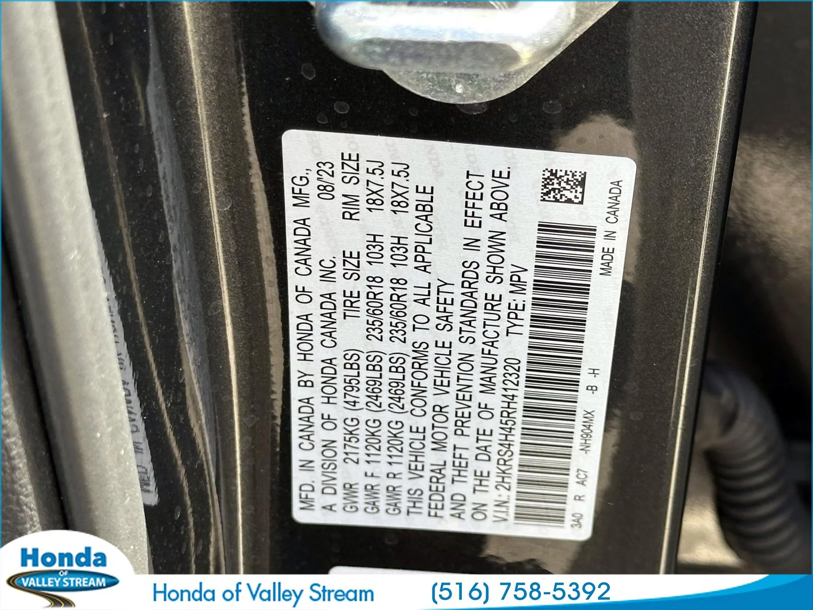 Certified Used 2024 Gray Honda EX image 16