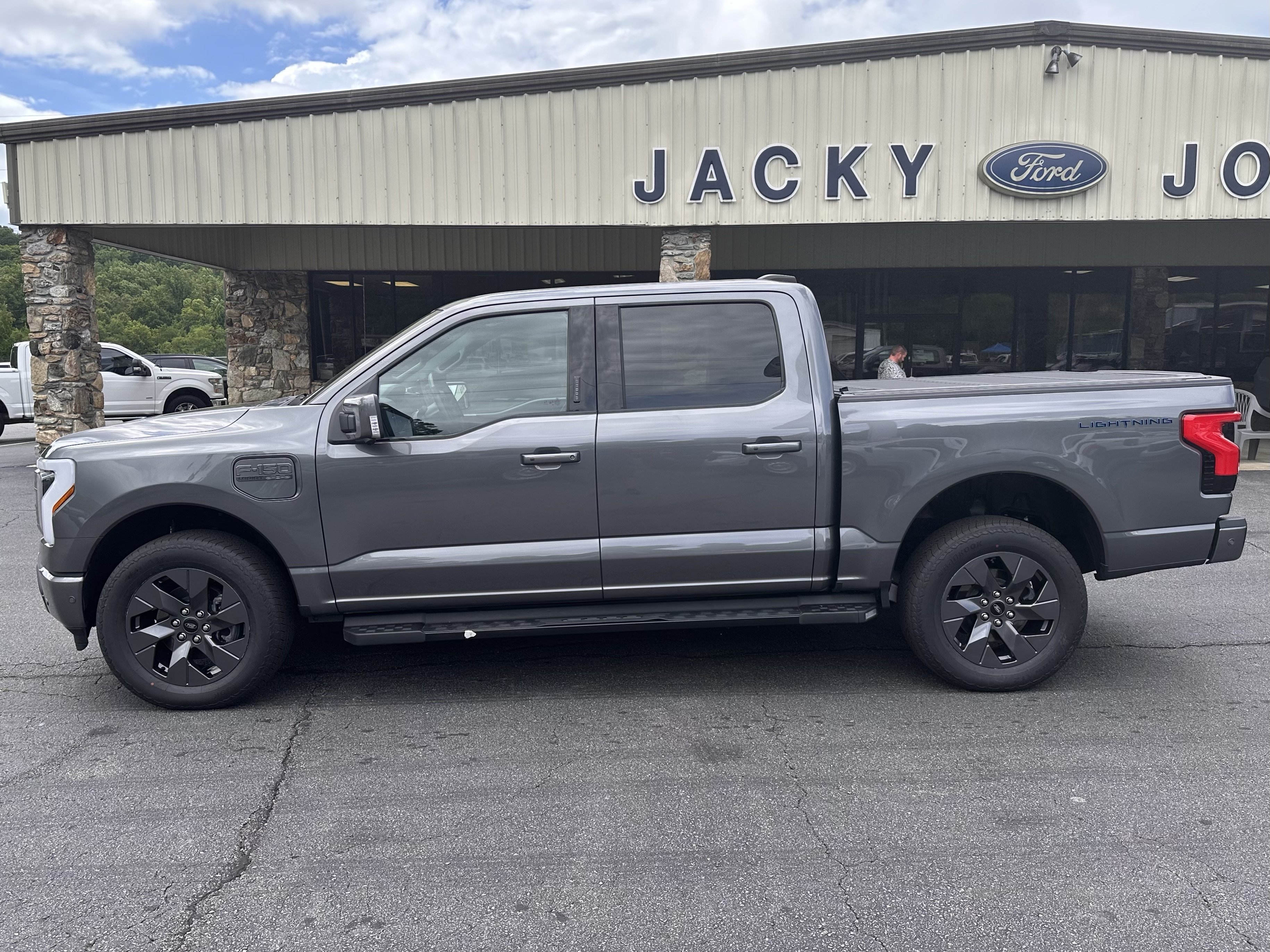 Used 2023 Carbonized Gray Metallic Ford LARIAT image 1