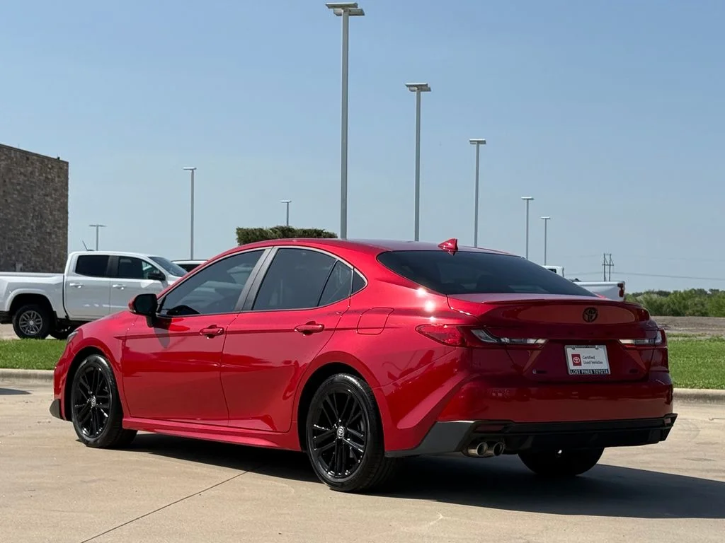 Certified Used 2025 Red Toyota SE image 3