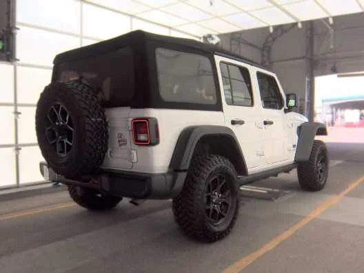 Used 2024 Bright White Clearcoat Jeep Willys image 4