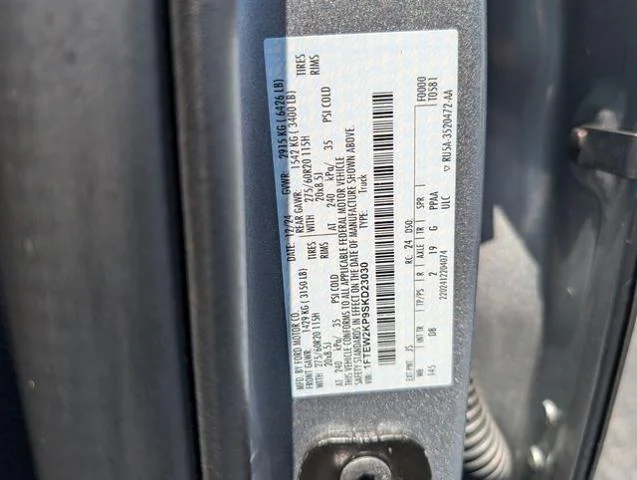 Used 2025 Iconic Silver Metallic Ford STX image 52