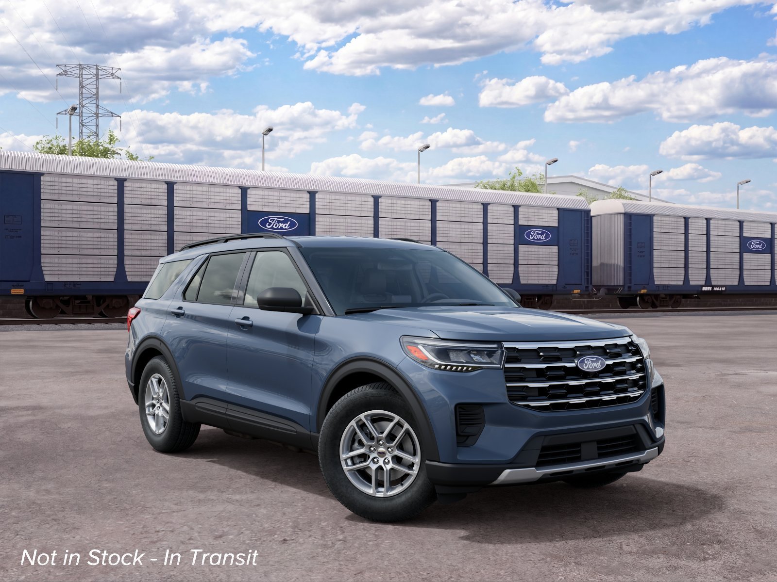 New 2027 Vapor Blue Metallic Ford Active image 4