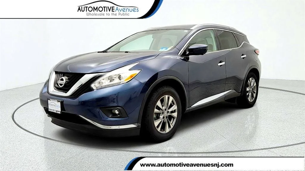 Used 2016 Arctic Blue Metallic Nissan SL AWD w/ Technology Package & Panoramic Moonroof image 1