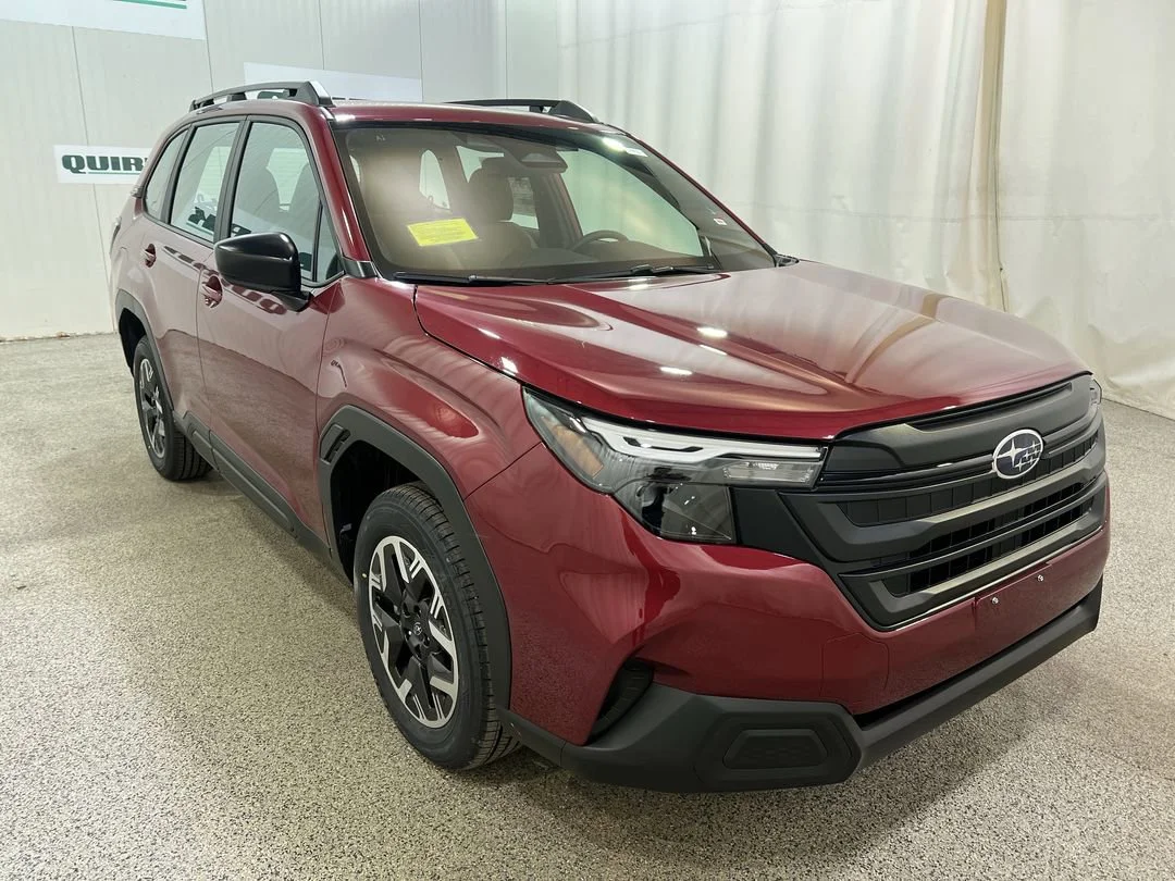 New 2026 Crimson Red Pearl Subaru BASE image 3