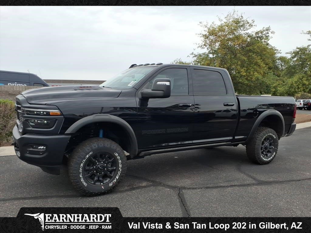 New 2026 Diamond Black Crystal Pearl-Coat Exterior Paint RAM Power Wagon image 3