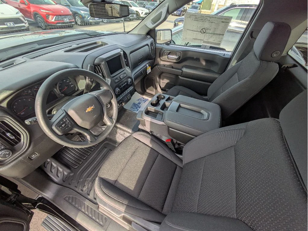 New 2025 BLACK Chevrolet Work Truck image 3