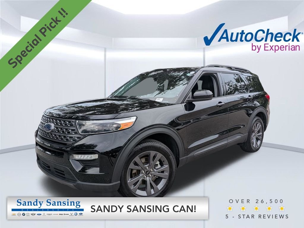 Used 2023 Black Metallic Ford XLT image 1
