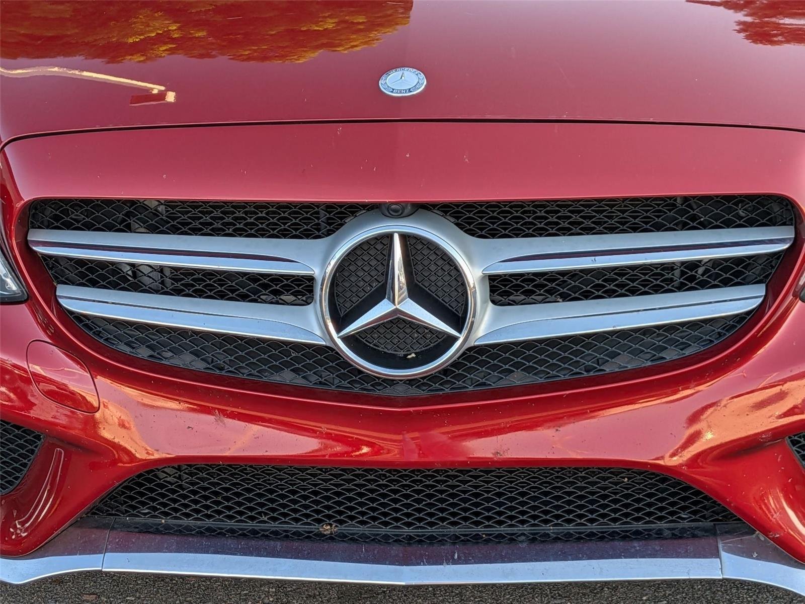 Used 2017 designo Cardinal Red Metallic Mercedes-Benz C 300 image 2