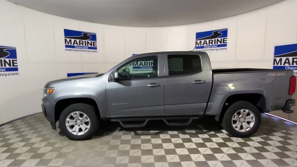 Used 2022 SATIN STEEL METALLIC Chevrolet 4WD LT image 7