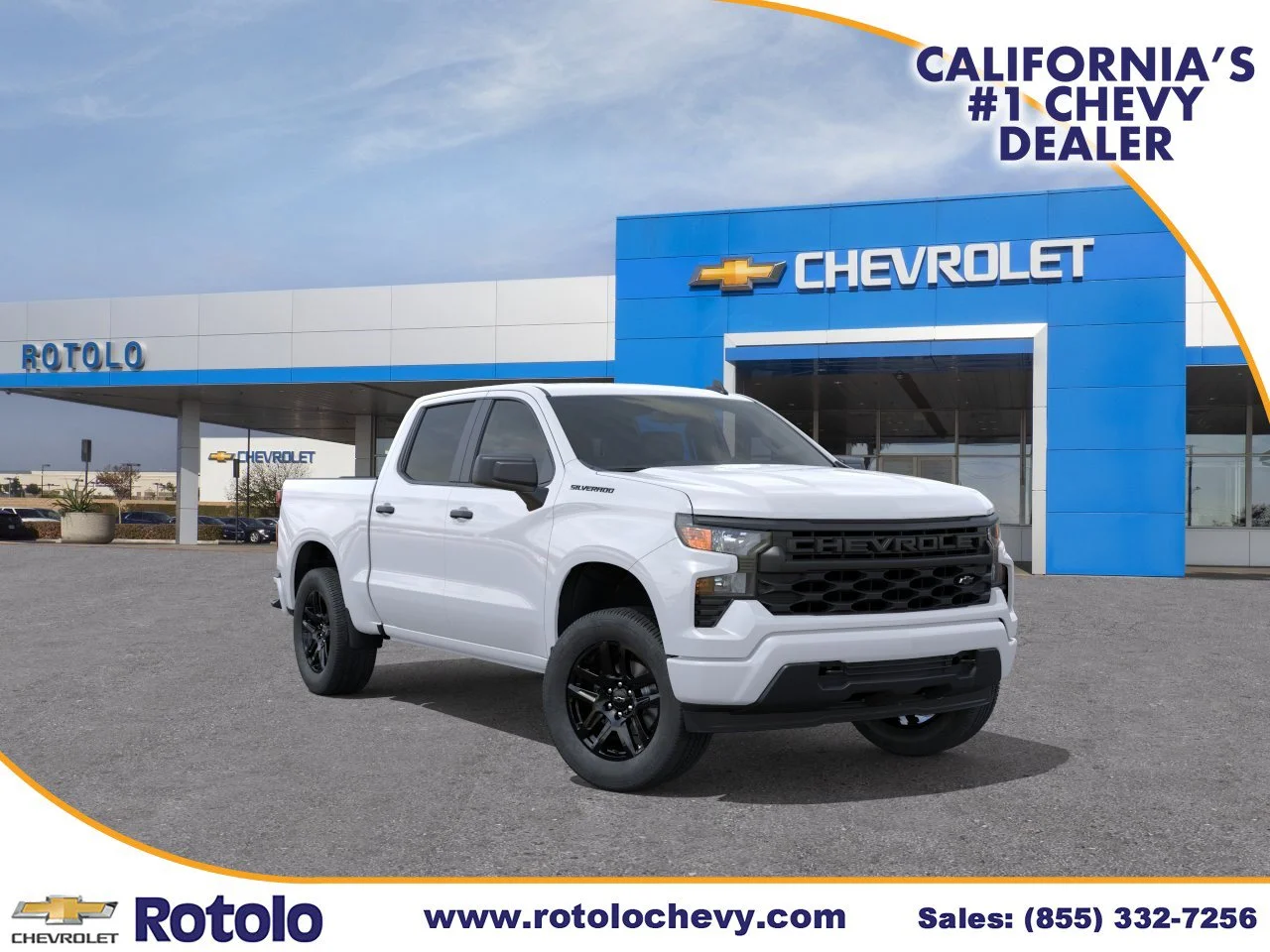 New 2026 Summit White Chevrolet Custom image 1
