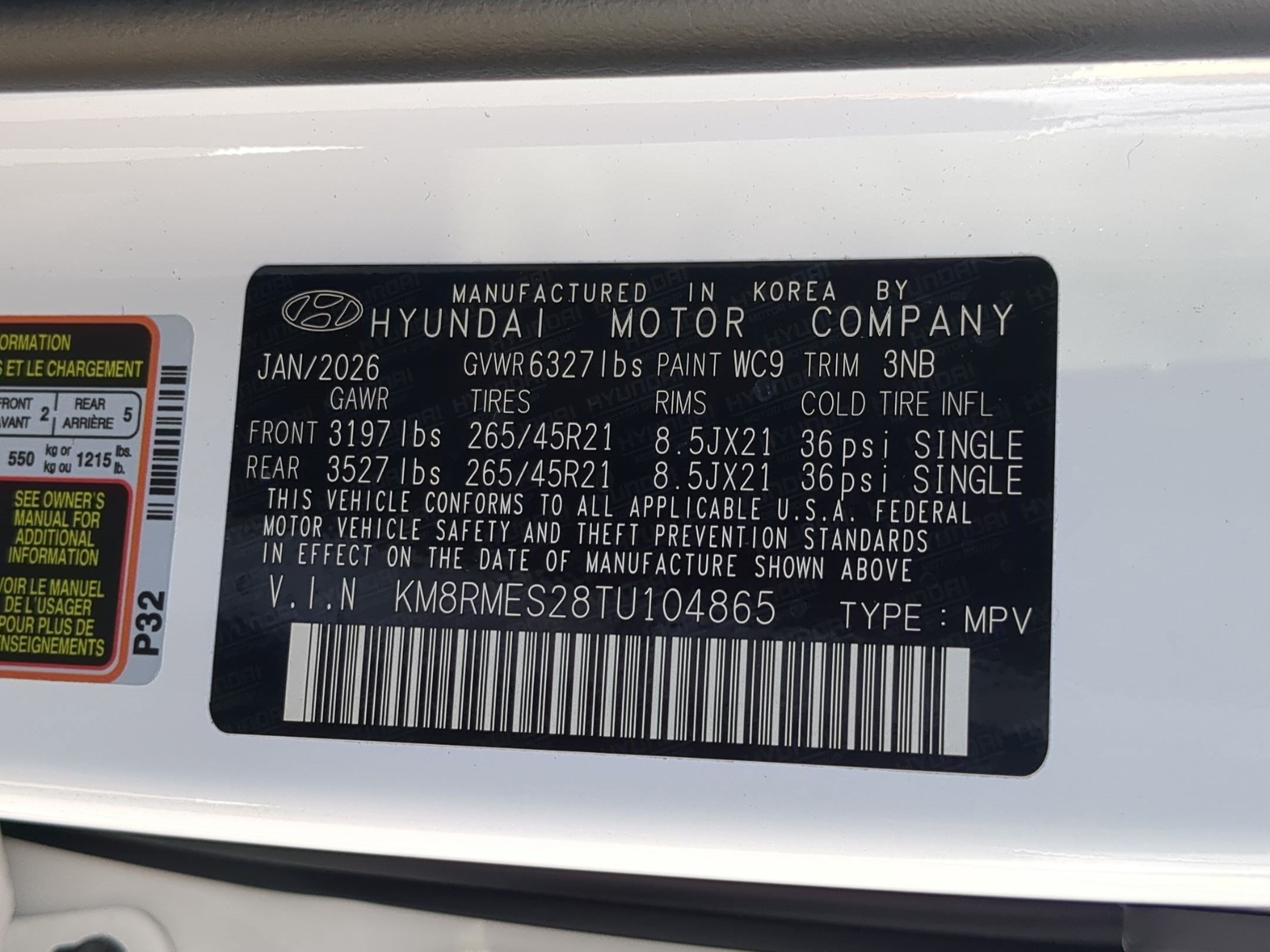 2026 Hyundai Palisade Calligraphy - Photo 35