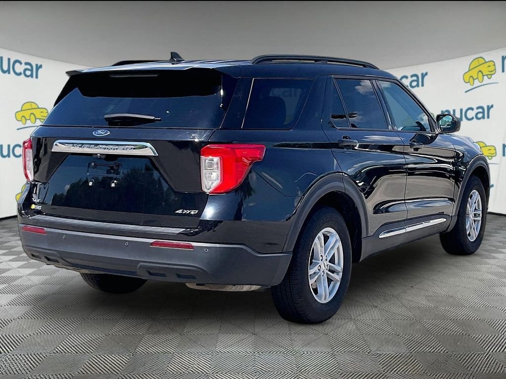 Used 2021 Agate Black Metallic Ford XLT image 6