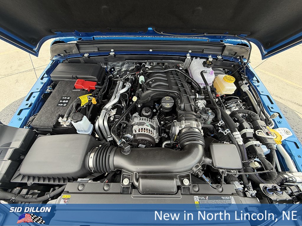 New 2026 Hydro Blue Pearl-Coat Exterior Paint Jeep 4-Door Sport S 4x4 image 7