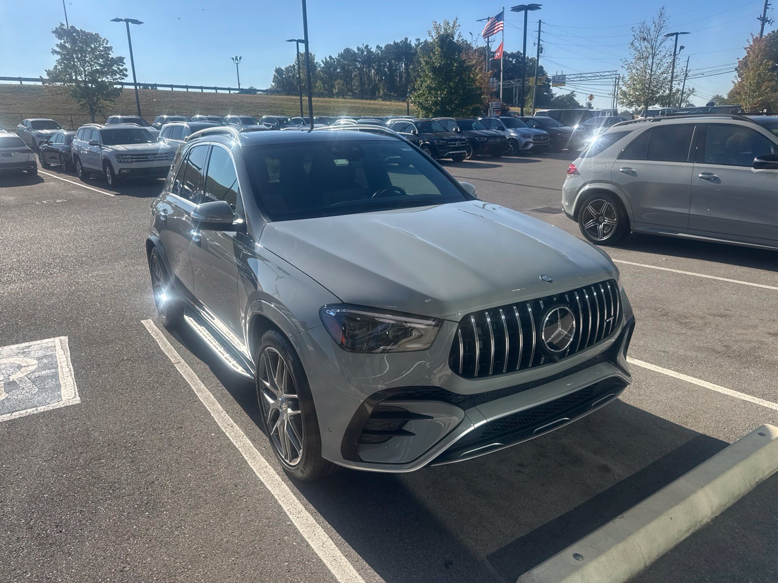 Certified Used 2025 MANUFAKTUR Alpine Gray Mercedes-Benz GLE 53 AMG® image 1