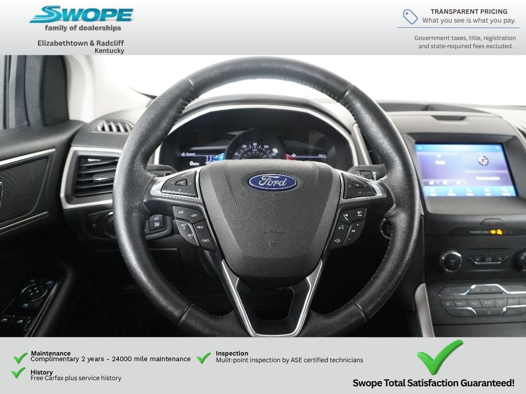 Used 2020 Burgundy Velvet Metallic Tinted Clearcoat Ford SEL image 16