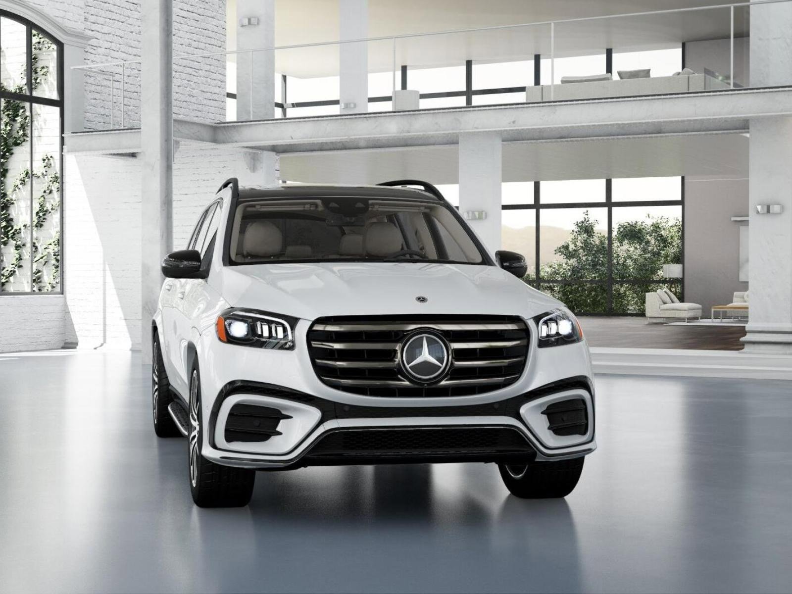 New 2026 MANUFAKTUR Moonlight White Metallic Mercedes-Benz GLS 450 4D Sport Utility 4MATIC® image 9