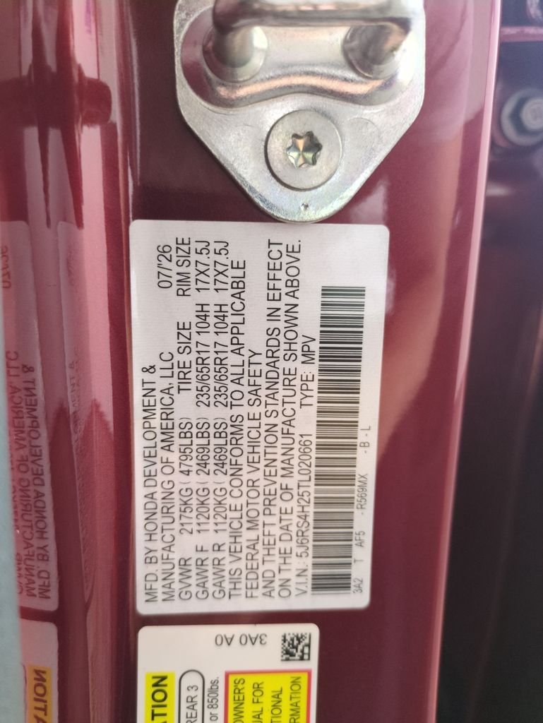 New 2026 Radiant Red Metallic Honda LX image 28