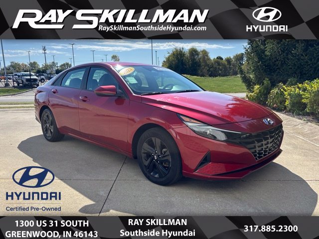 Used 2023 Ultimate Red Hyundai Blue image 1