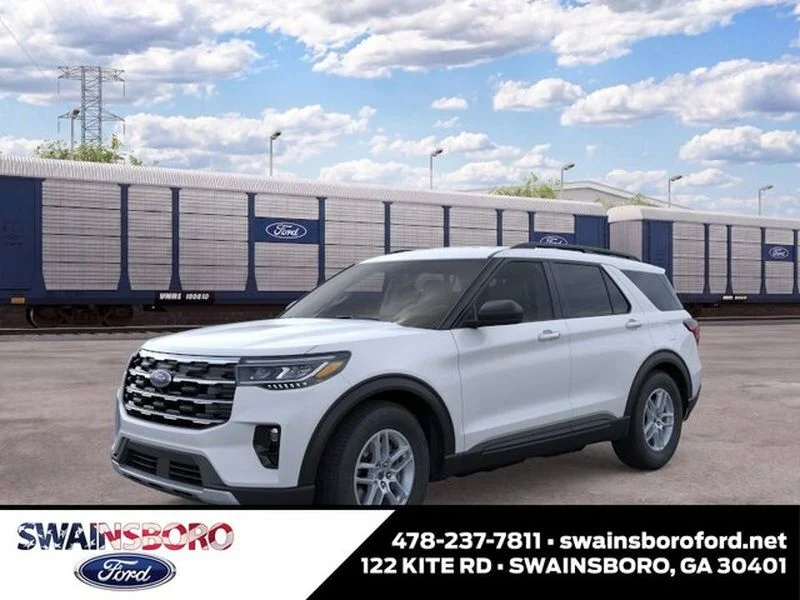 New 2026 Space White Metallic Ford Active image 1