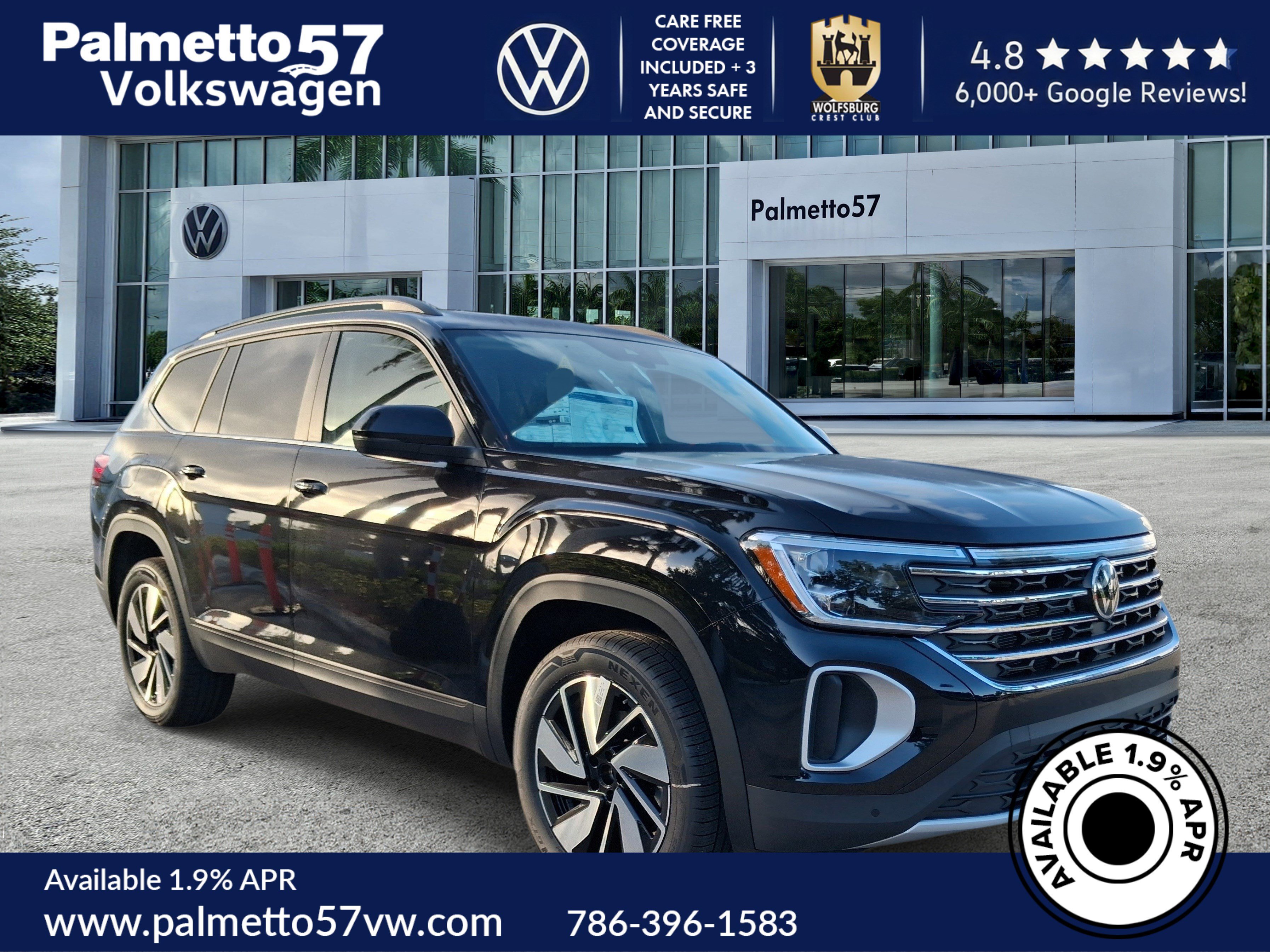 New 2026 Black Volkswagen 2.0T SE w/Technology image 1