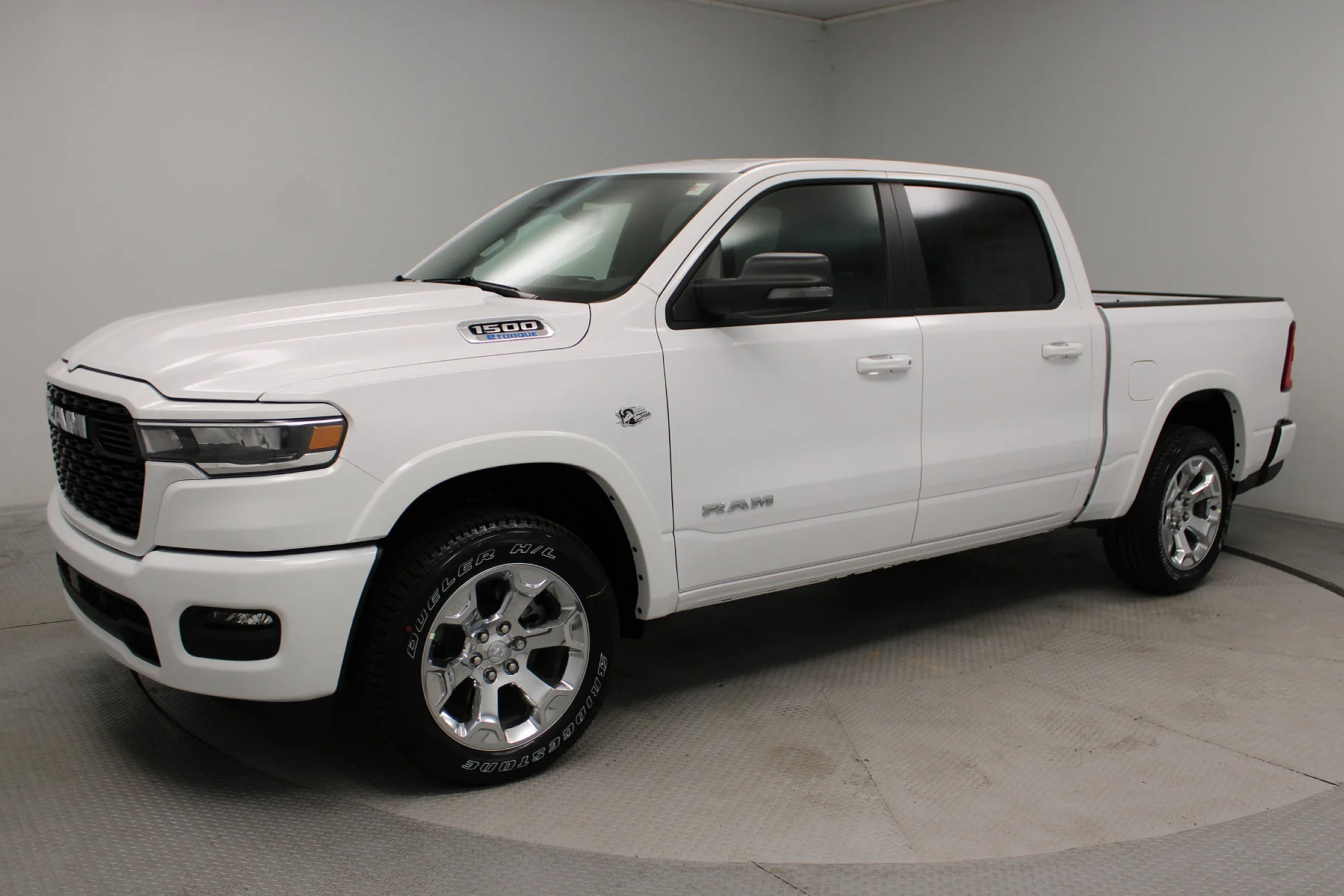New 2026 Bright White Clear-Coat Exterior Paint RAM Big Horn 4x4 Crew Cab 5