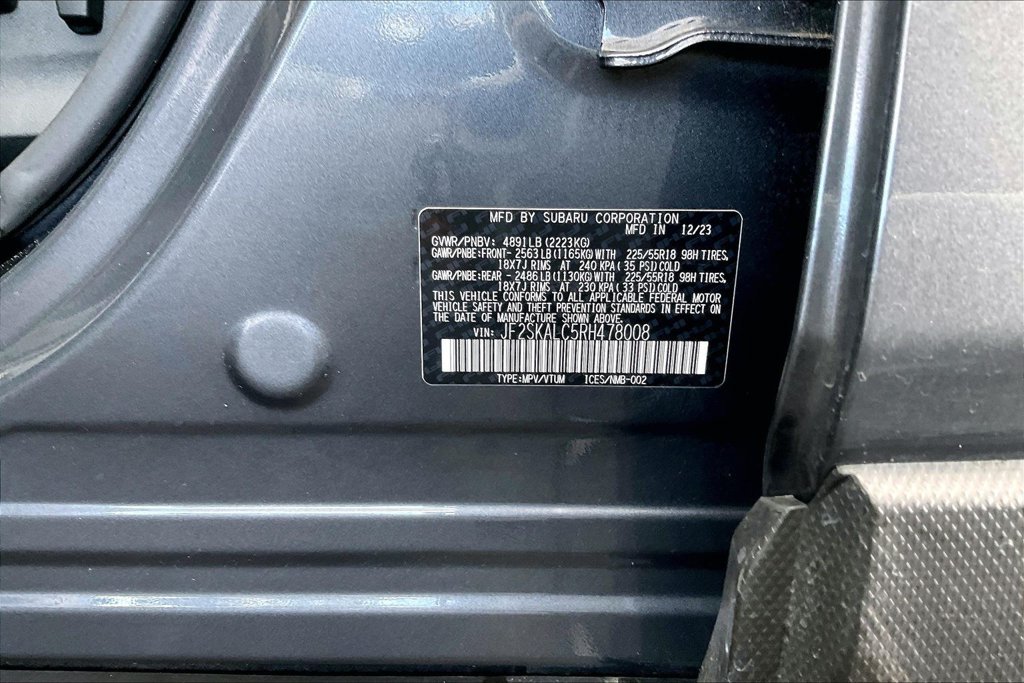Used 2024 Gray Subaru Limited image 35