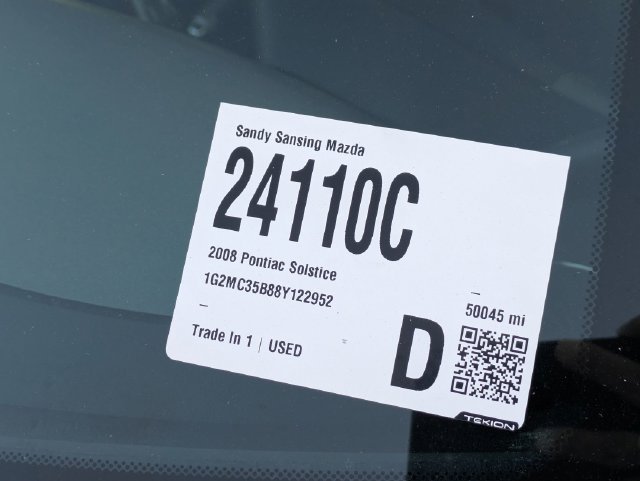 Used 2008 Silver Pontiac Base image 7