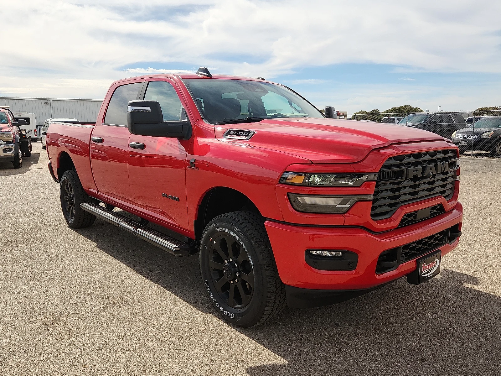 New 2027 Flame Red Clear-Coat  Paint Ram LONE STAR CREW CAB 4X4 6