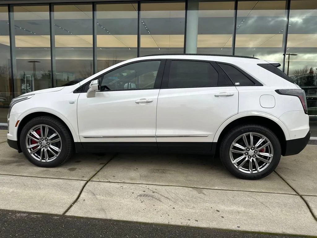 New 2025 Crystal White Tricoat Cadillac Sport image 2