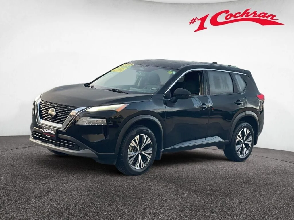 Used 2021 Super Black Nissan SV image 33