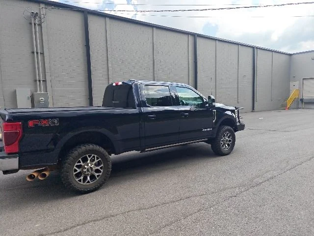 Used 2022 Blue Metallic Ford Lariat image 3
