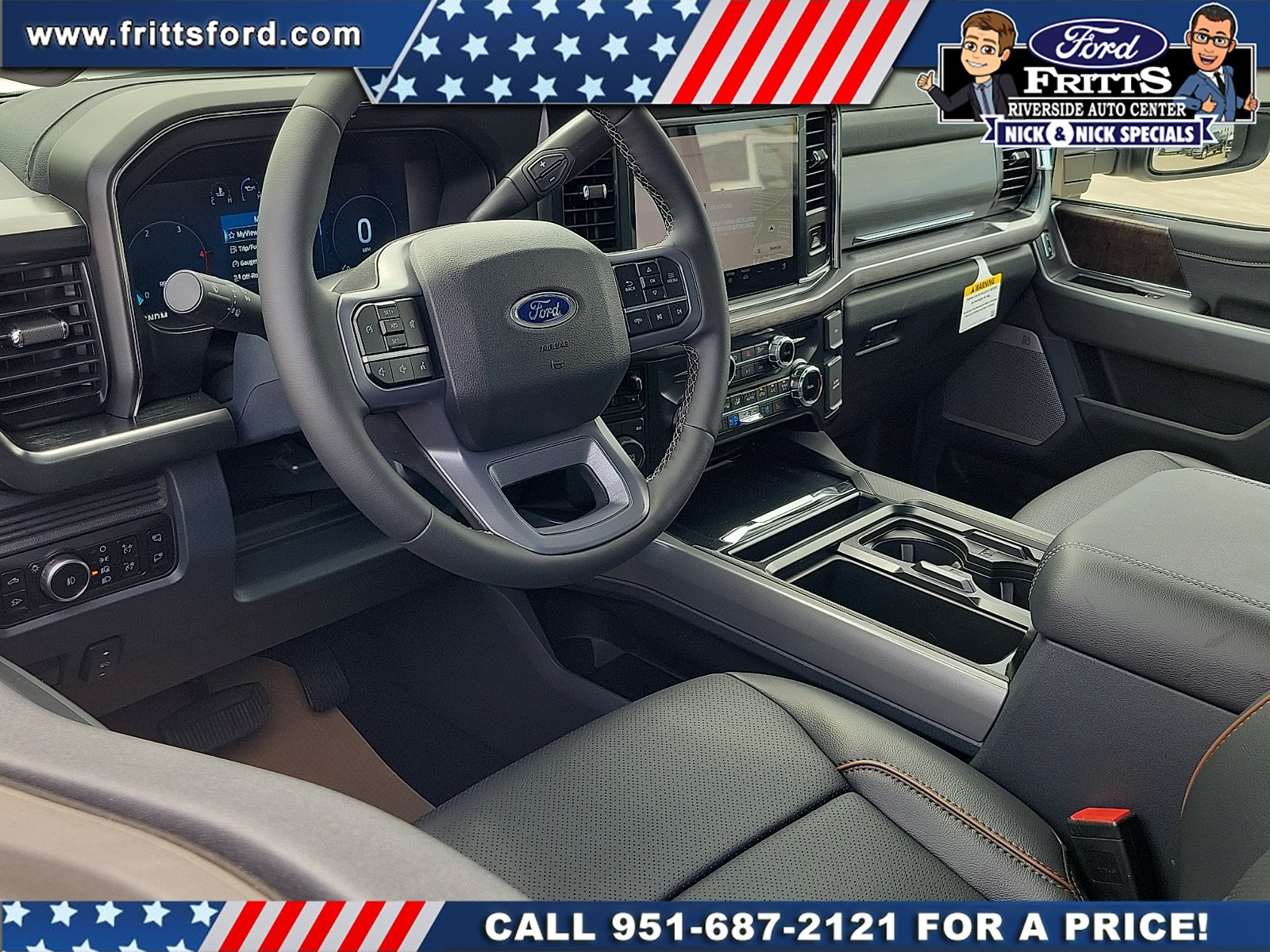 New 2026 Star White Metallic Tri-Coat Ford F-250® Lariat® image 3