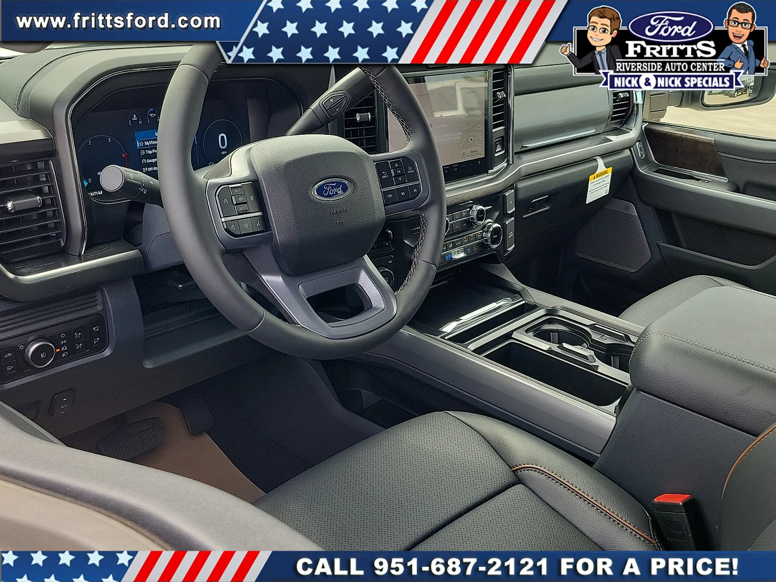 New 2026 Star White Metallic Tri-Coat Ford F-250® Lariat® image 3