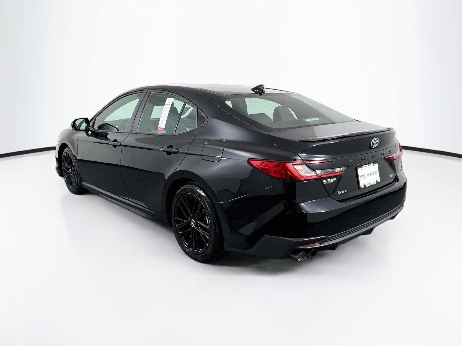 Certified Used 2025 Midnight Black Metallic Toyota SE image 12