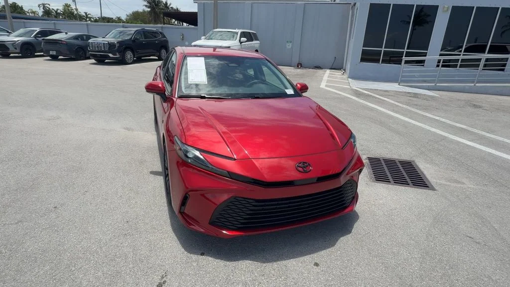 Used 2025 Red Toyota LE image 2