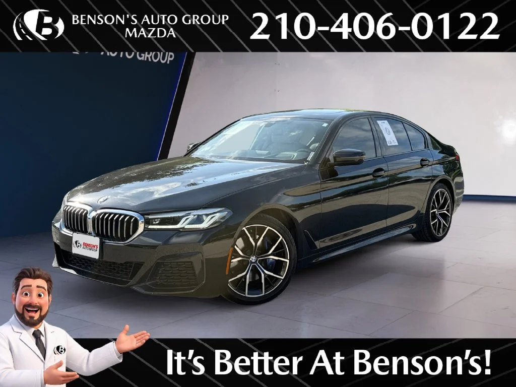 Used 2023 Black BMW 530i image 1