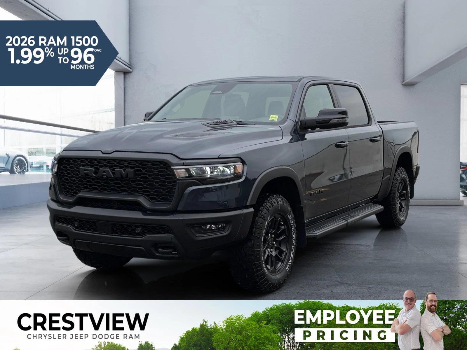 New 2026 FORGED BLUE METALLIC Ram Rebel image 1