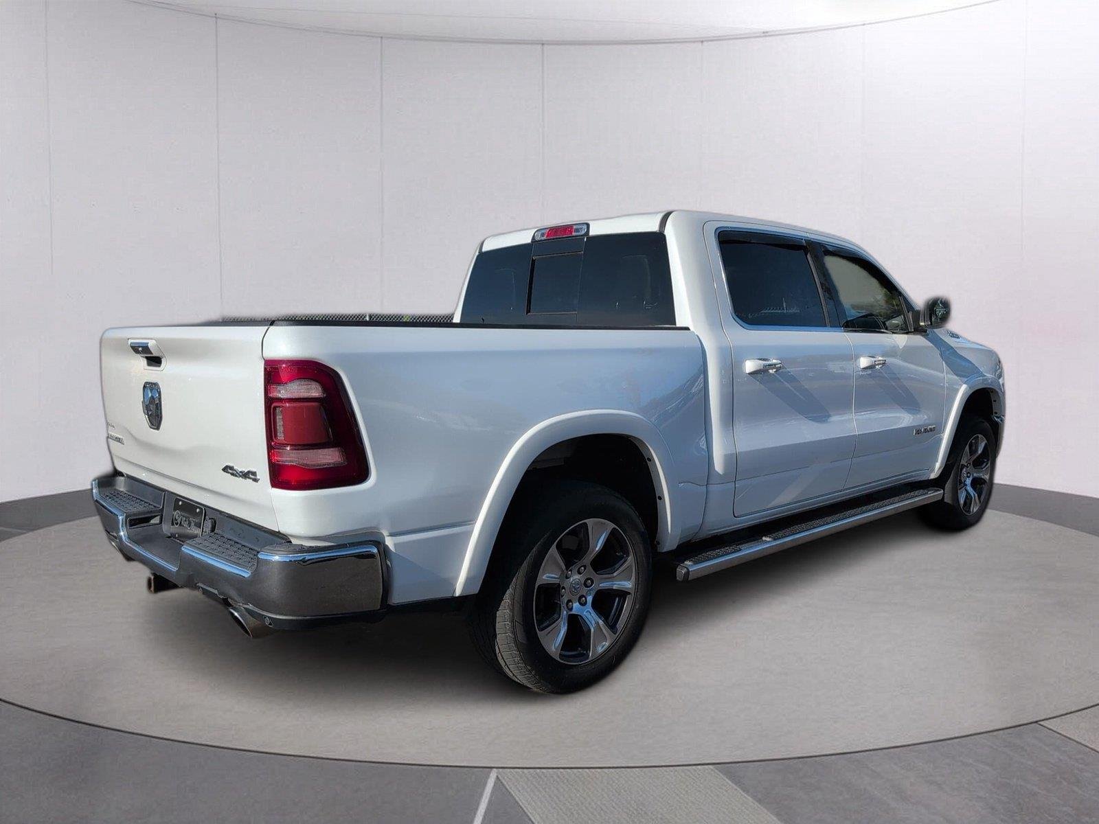 Used 2019 Ivory White Tri-Coat Pearlcoat Ram Laramie image 5