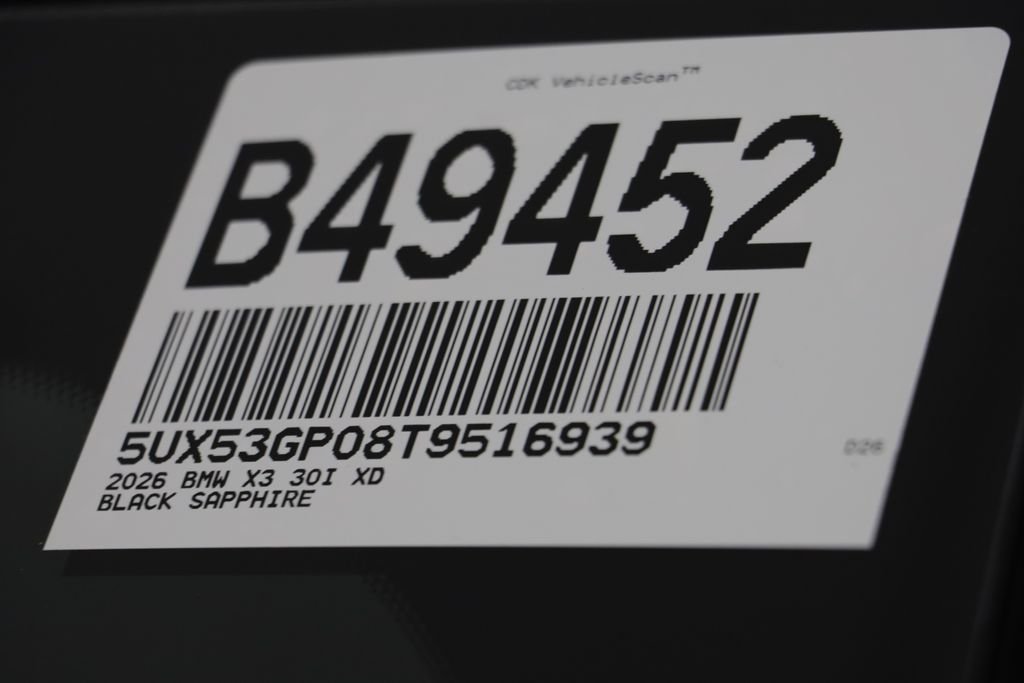 New 2026 Black Sapphire Metallic BMW 30 xDrive image 25