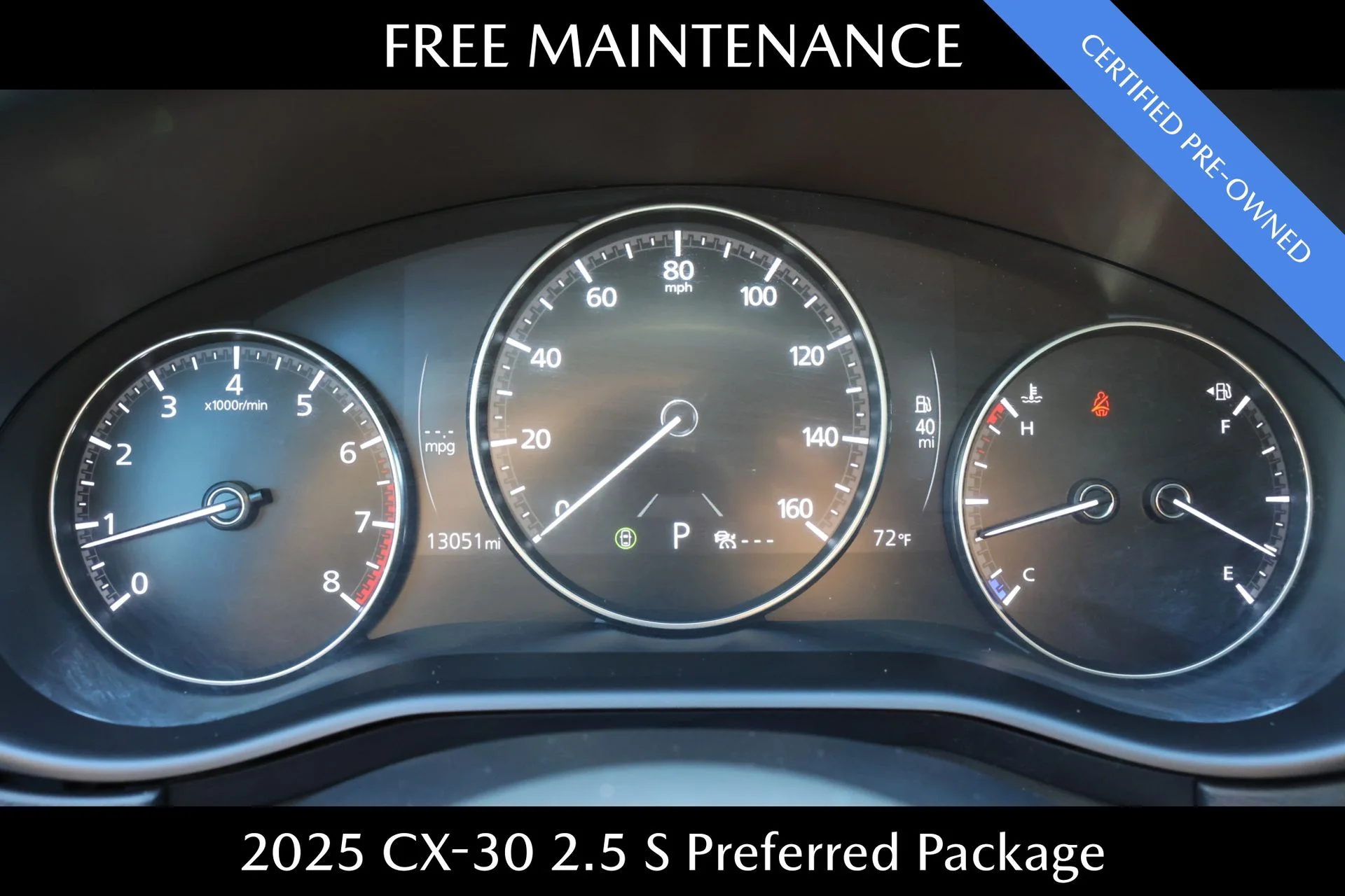 Certified Used 2025 White Mazda 2.5 S Preferred Package image 12